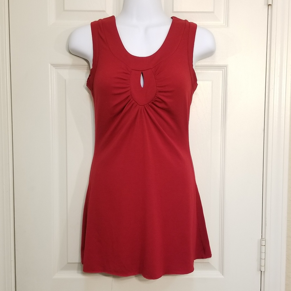 Vol. 1 Red Keyhole Tank Top